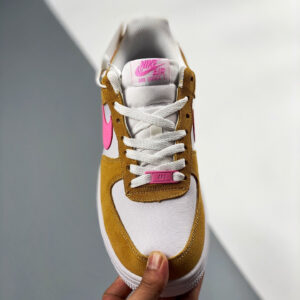 Nike Air Force 1 Flax White Pink DC1156-700 For Sale