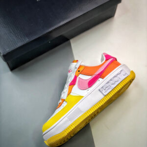 Nike Air Force 1 Fontanka White Yellow Pink DX2675-100 For Sale