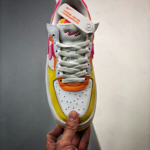 Nike Air Force 1 Fontanka White Yellow Pink DX2675-100 For Sale