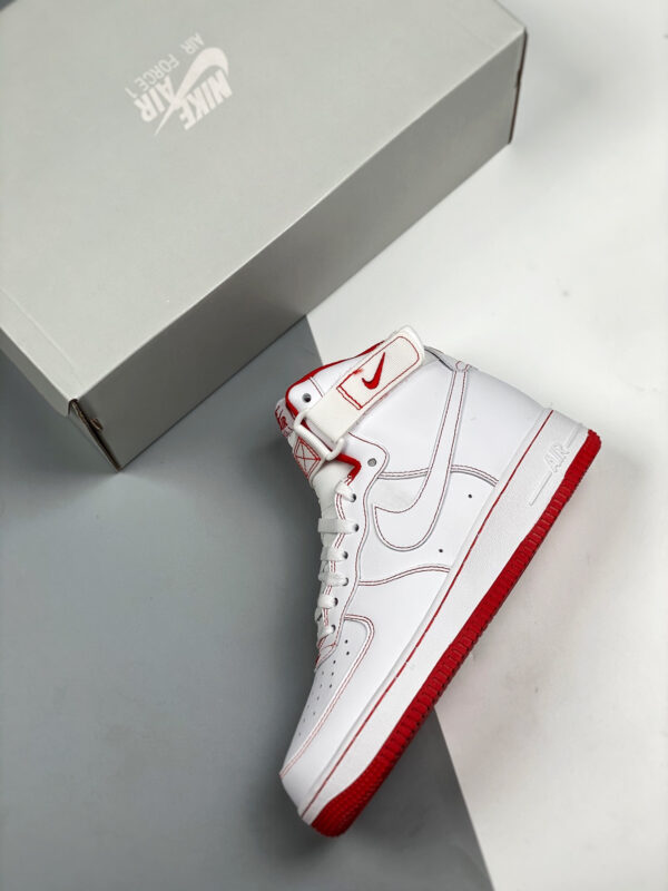 Nike Air Force 1 High White Red CV1753-100 For Sale