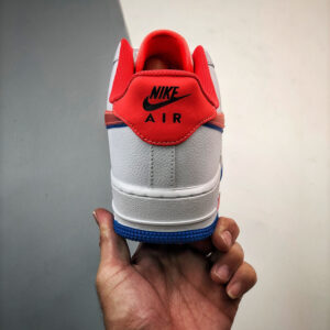 Nike Air Force 1 LV8 Double Swoosh White Red Blue For Sale