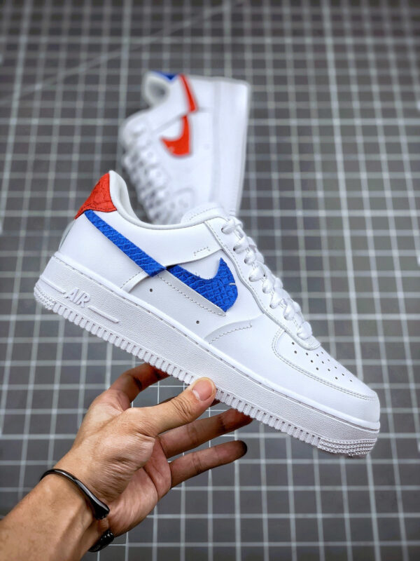 Nike Air Force 1 LXX Snakeskin Red Blue For Sale