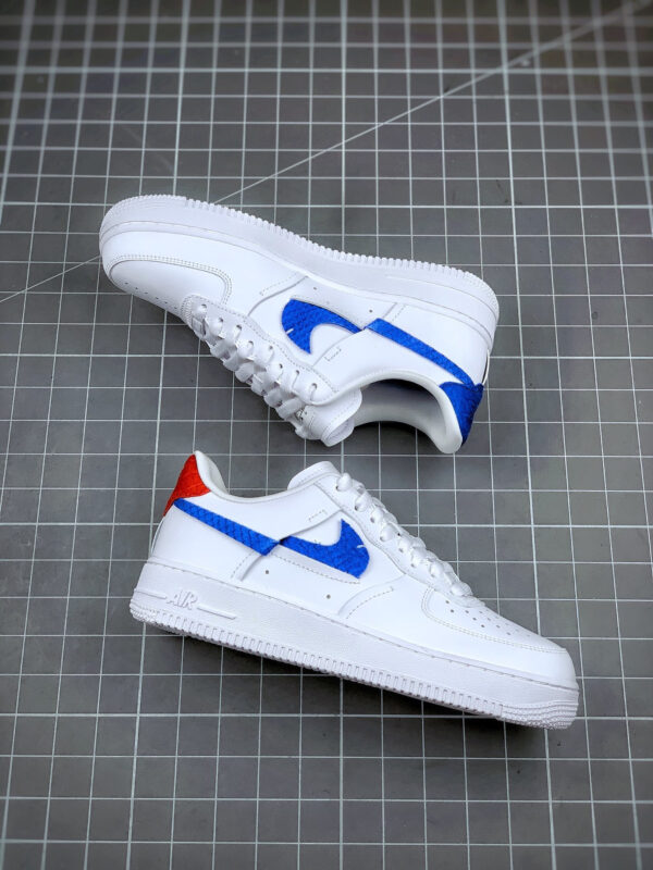 Nike Air Force 1 LXX Snakeskin Red Blue For Sale