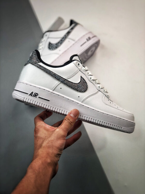 Nike Air Force 1 Low Aztec White Multi-Color Silver Black For Sale