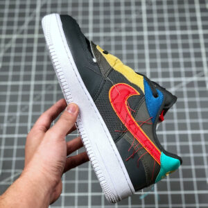 Nike Air Force 1 Low BHM Blue Yellow-Red-Green For Sale