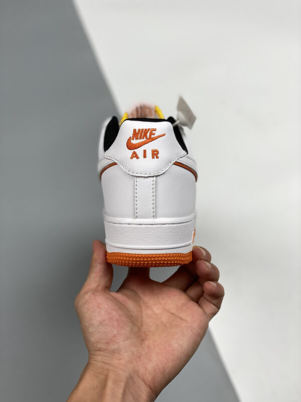 Nike Air Force 1 Low Diy White Orange Yellow For Sale