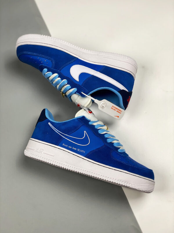 Nike Air Force 1 Low First Use University Blue White For Sale