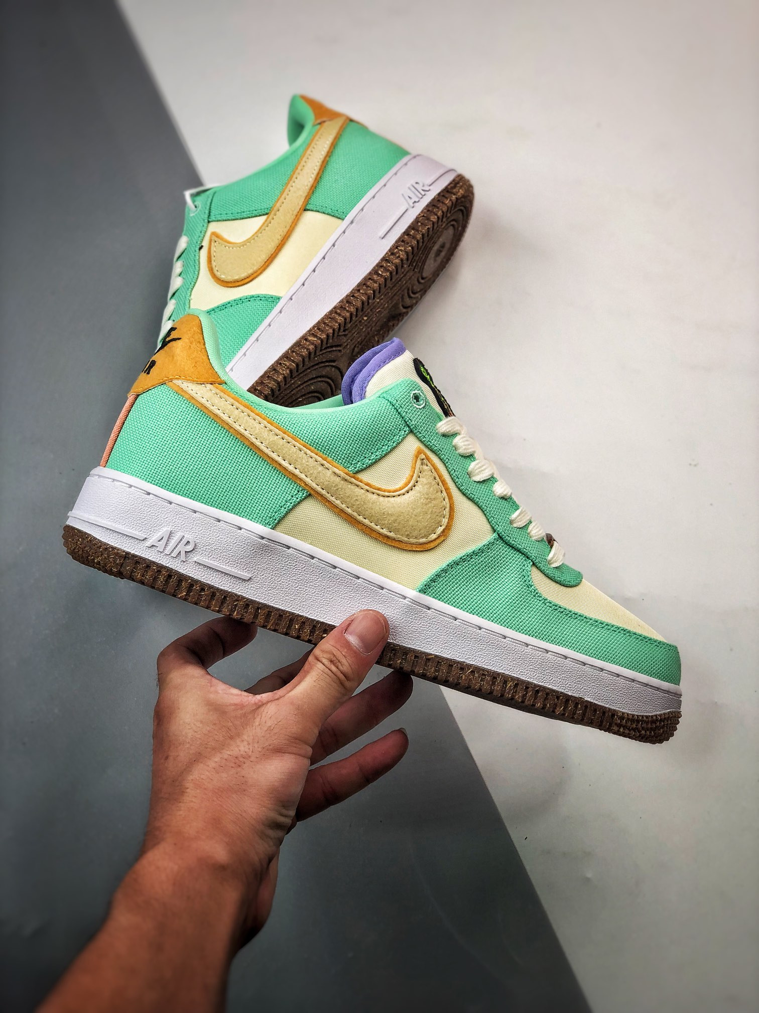 Nike Air Force 1 Low Happy Pineapple Green Glow CZ0268-300 For Sale