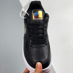 Nike Air Force 1 Low Iridescent Pixel Black Multi-Color-White For Sale