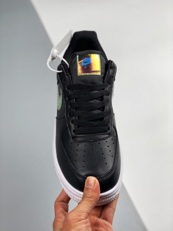 Nike Air Force 1 Low Iridescent Pixel Black Multi-Color-White For Sale