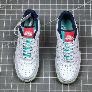 Nike Air Force 1 Low Outside The Lines White Racer Blue-Aurora Green For Sale