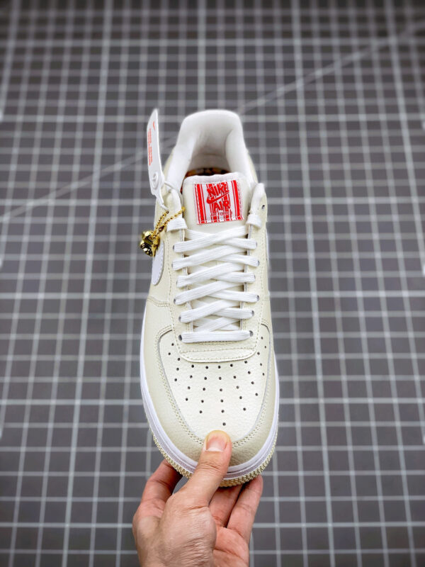 Nike Air Force 1 Low Popcorn Coconut Milk White-University Red For Sale