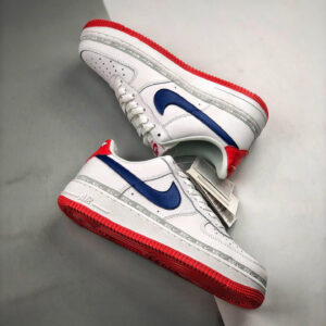 Nike Air Force 1 Low Puerto Rico Red White Blue For Sale