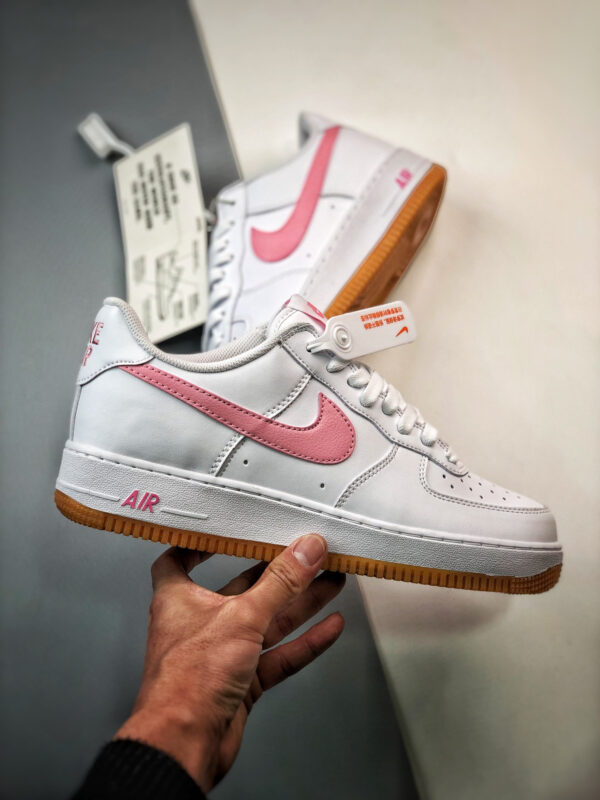 Nike Air Force 1 Low Since 82 White Pink-Gum DM0576-101 For Sale