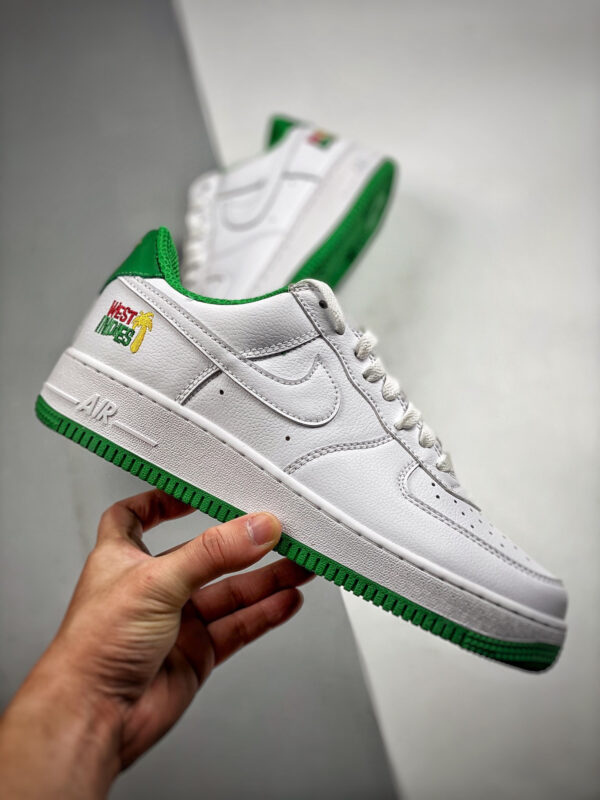 Nike Air Force 1 Low West Indies White Classic Green DX1156-100 For Sale