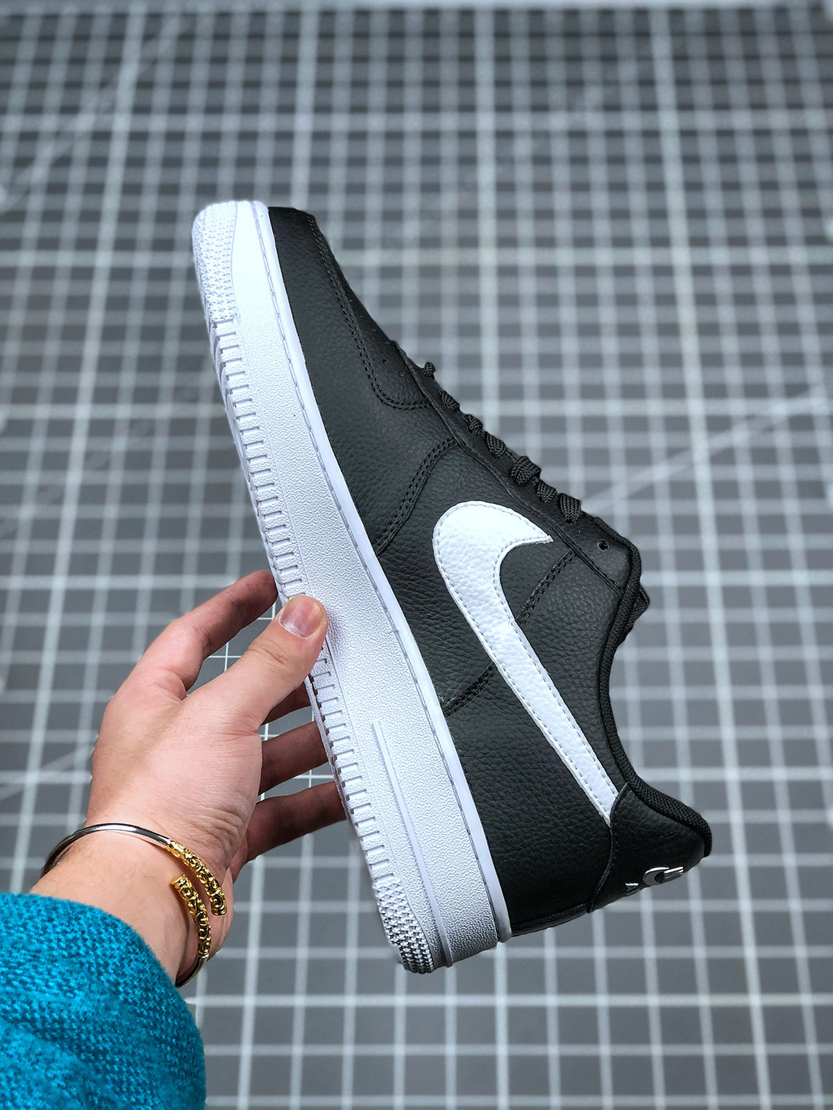 Nike Air Force 1 Low Zip Swoosh Black CW6558-001 For Sale