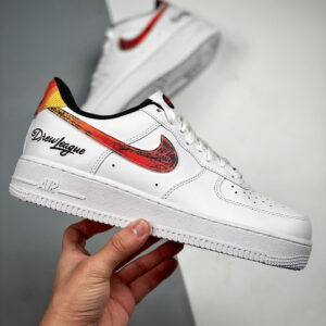 Nike Air Force 1 Low Drew League White Black-Multi-Color For Sale