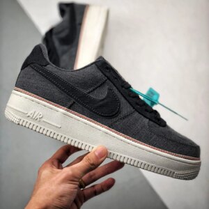 Nike Air Force 1 Low Denim Black For Sale