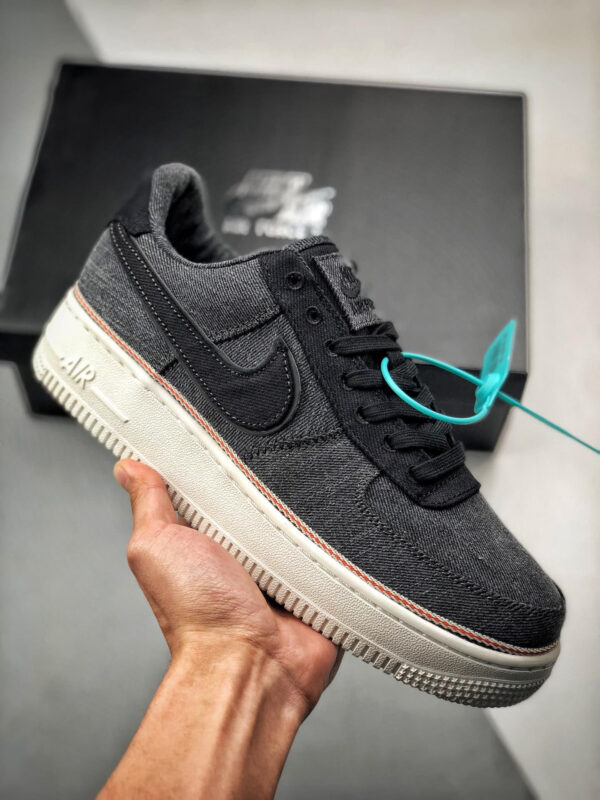 Nike Air Force 1 Low Denim Black For Sale