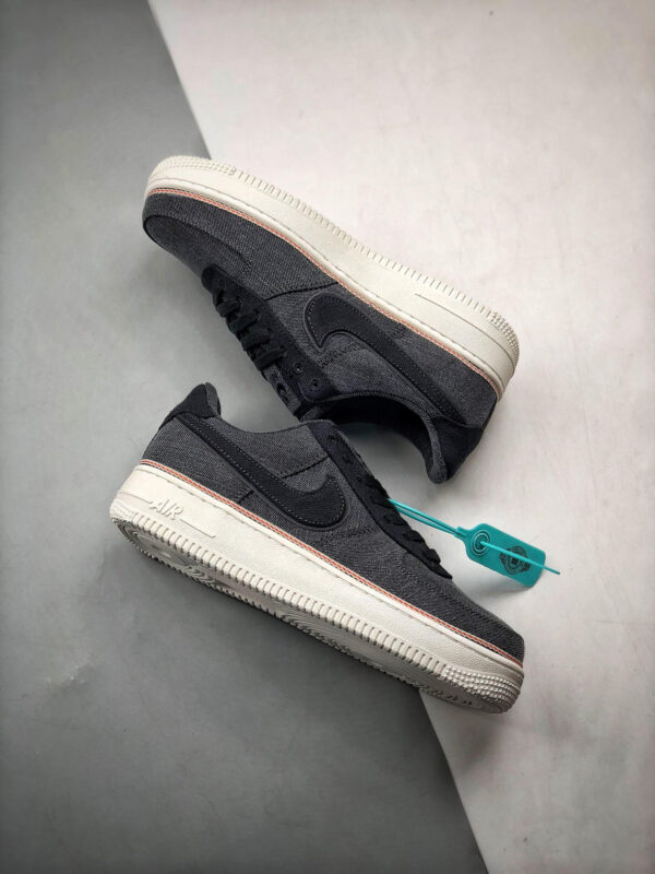 Nike Air Force 1 Low Denim Black For Sale