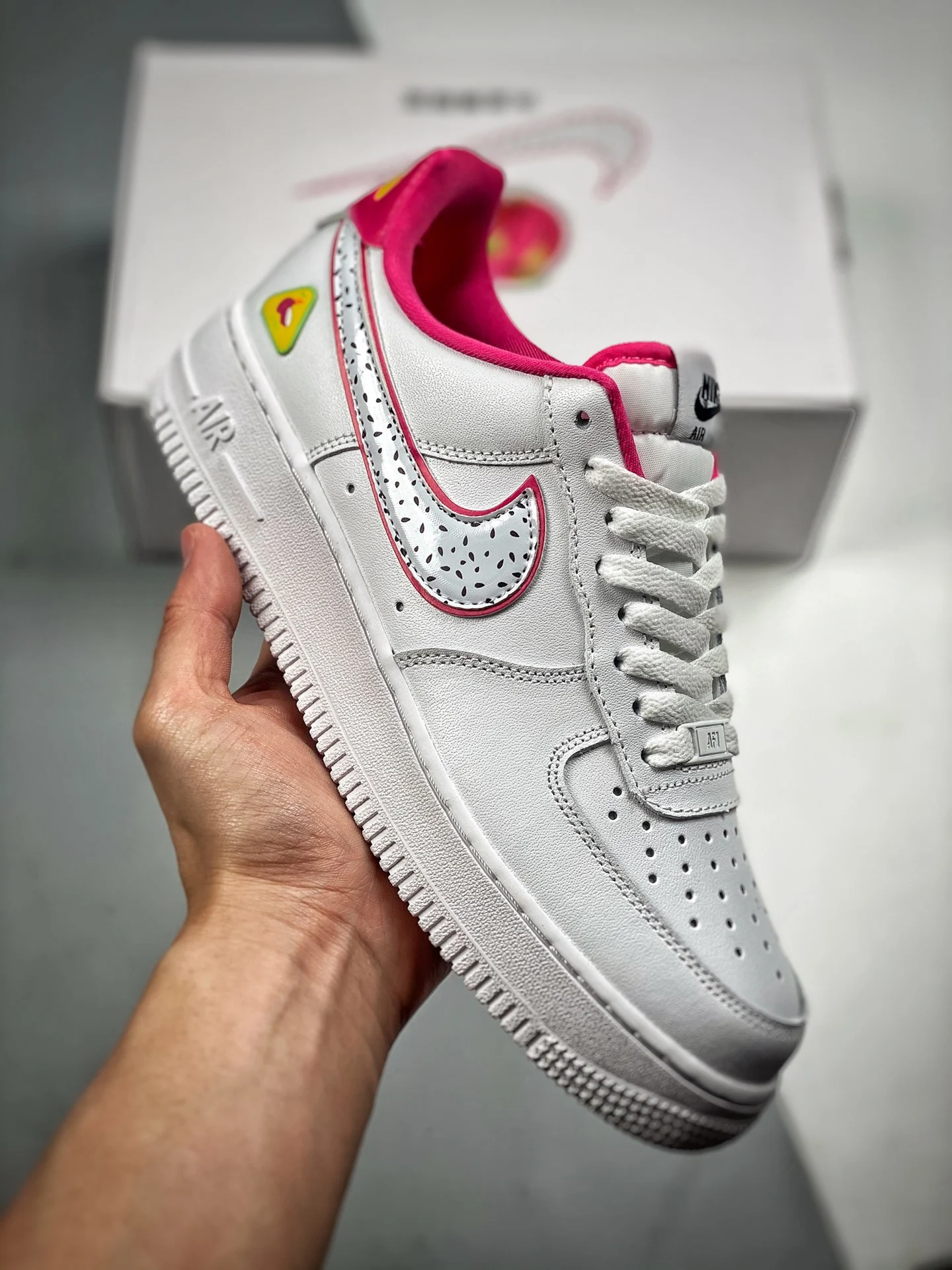 Nike Air Force 1 Low Dragonfruit White Pink DV3809-100 For Sale