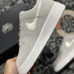 Nike Air Force 1 Low Grey Silver Gold DC4458-001 For Sale