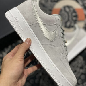 Nike Air Force 1 Low Grey Silver Gold DC4458-001 For Sale