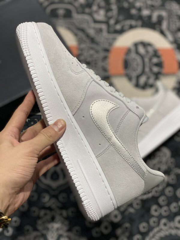 Nike Air Force 1 Low Grey Silver Gold DC4458-001 For Sale