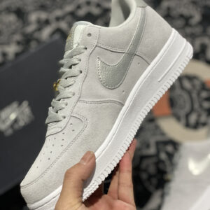 Nike Air Force 1 Low Grey Silver Gold DC4458-001 For Sale