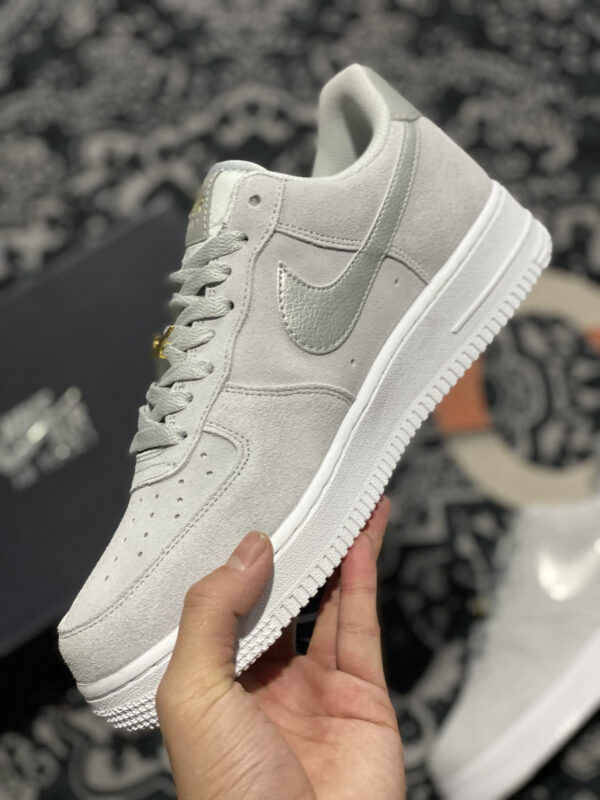 Nike Air Force 1 Low Grey Silver Gold DC4458-001 For Sale