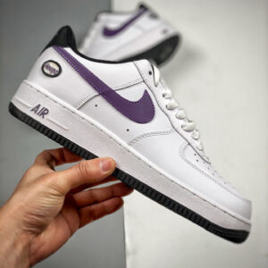 Nike Air Force 1 Low Hoops White Canyon Purple-Black For Sale