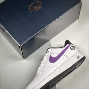 Nike Air Force 1 Low Hoops White Canyon Purple-Black For Sale