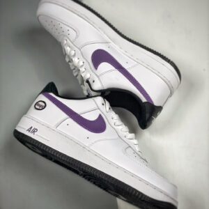 Nike Air Force 1 Low Hoops White Canyon Purple-Black For Sale