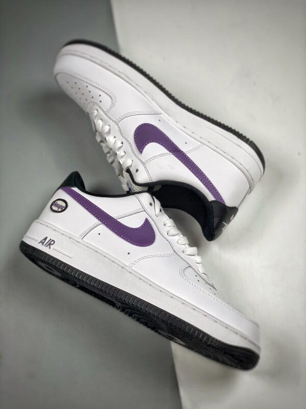 Nike Air Force 1 Low Hoops White Canyon Purple-Black For Sale