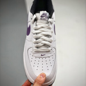 Nike Air Force 1 Low Hoops White Canyon Purple-Black For Sale