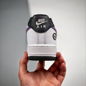 Nike Air Force 1 Low Hoops White Canyon Purple-Black For Sale