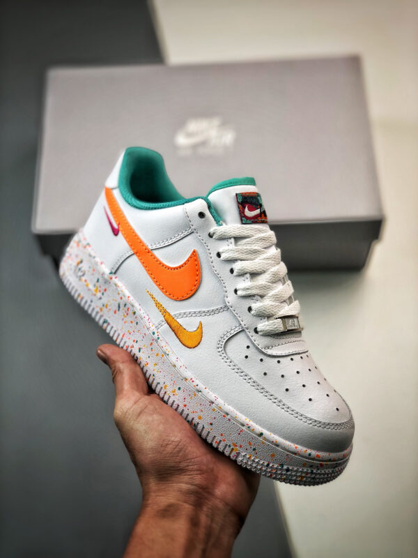 Nike Air Force 1 Low Multi-Color White Teal FD4626-181 For Sale