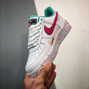 Nike Air Force 1 Low Multi-Color White Teal FD4626-181 For Sale