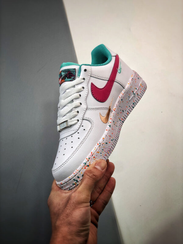 Nike Air Force 1 Low Multi-Color White Teal FD4626-181 For Sale