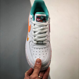 Nike Air Force 1 Low Multi-Color White Teal FD4626-181 For Sale