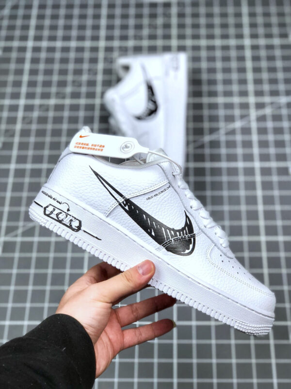 Nike Air Force 1 Low Sketch White Black 2020 For Sale