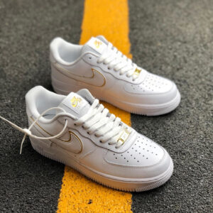 Nike Air Force 1 Low WMNS Golden Swoosh White For Sale