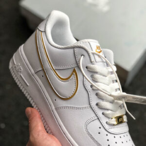 Nike Air Force 1 Low WMNS Golden Swoosh White For Sale