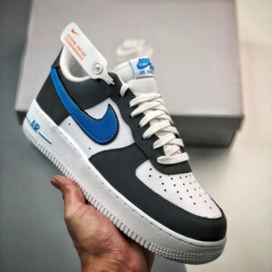 Nike Air Force 1 Low White Grey Blue FB3360-100 For Sale