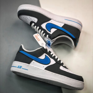 Nike Air Force 1 Low White Grey Blue FB3360-100 For Sale