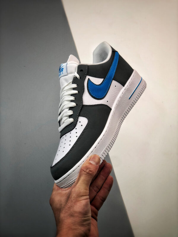 Nike Air Force 1 Low White Grey Blue FB3360-100 For Sale