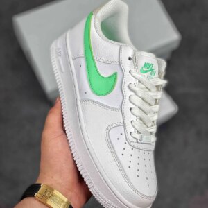 Nike Air Force 1 Low White Light Bone-Green Glow For Sale