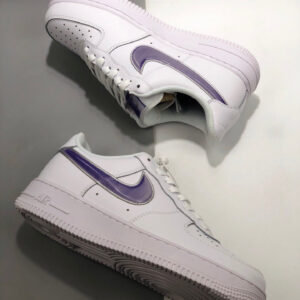 Nike Air Force 1 Low White Purple Sale Off