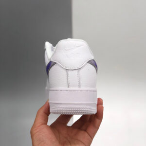 Nike Air Force 1 Low White Purple Sale Off