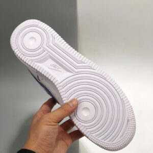 Nike Air Force 1 Low White Purple Sale Off